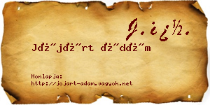Jójárt Ádám névjegykártya